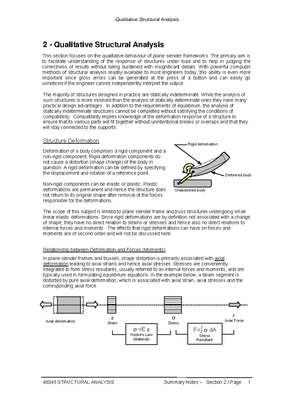 Qualitative Structural Analysis - The primary aim is to facilitate ...