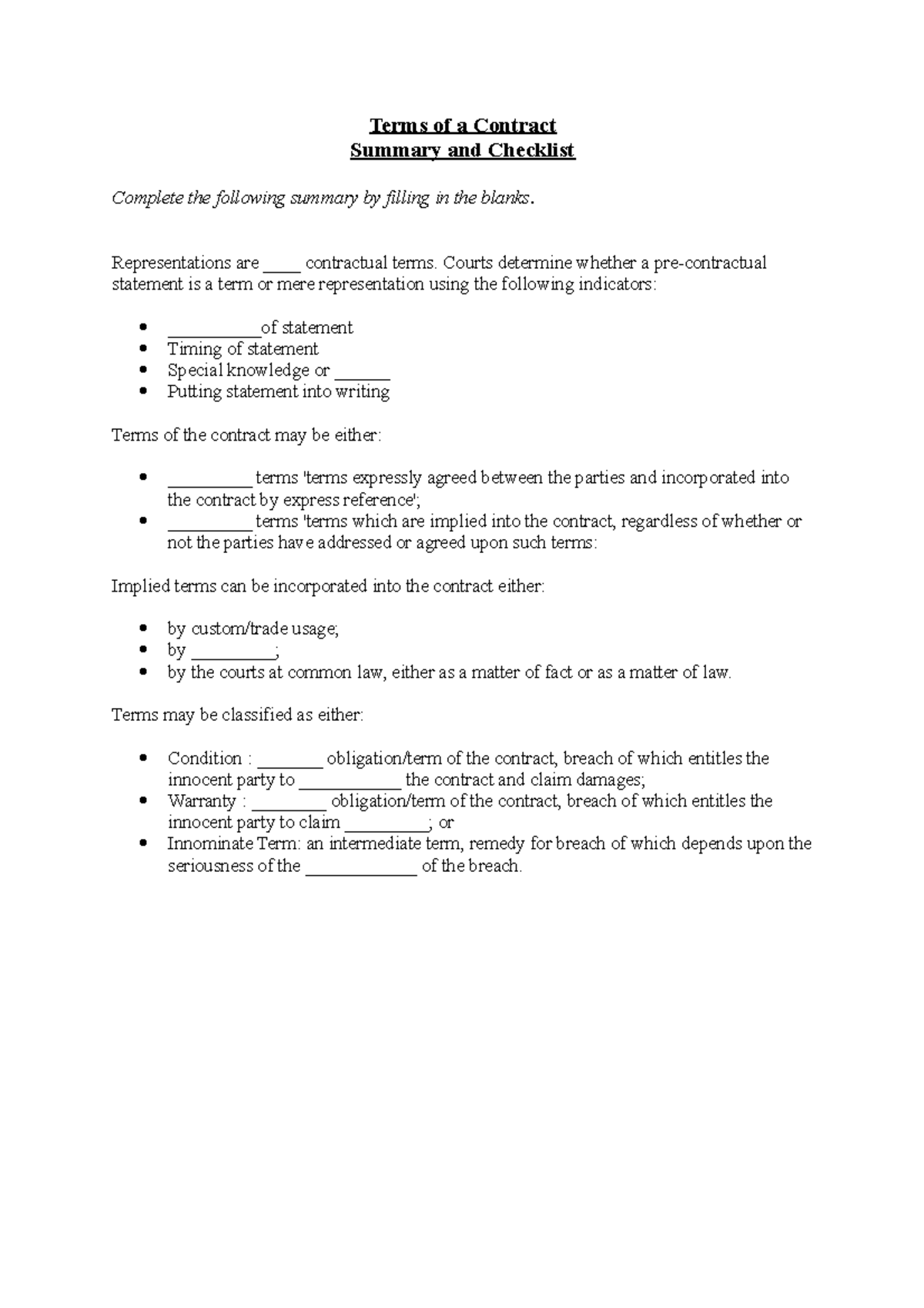 terms-fill-in-blanks-notes-terms-of-a-contract-summary-and