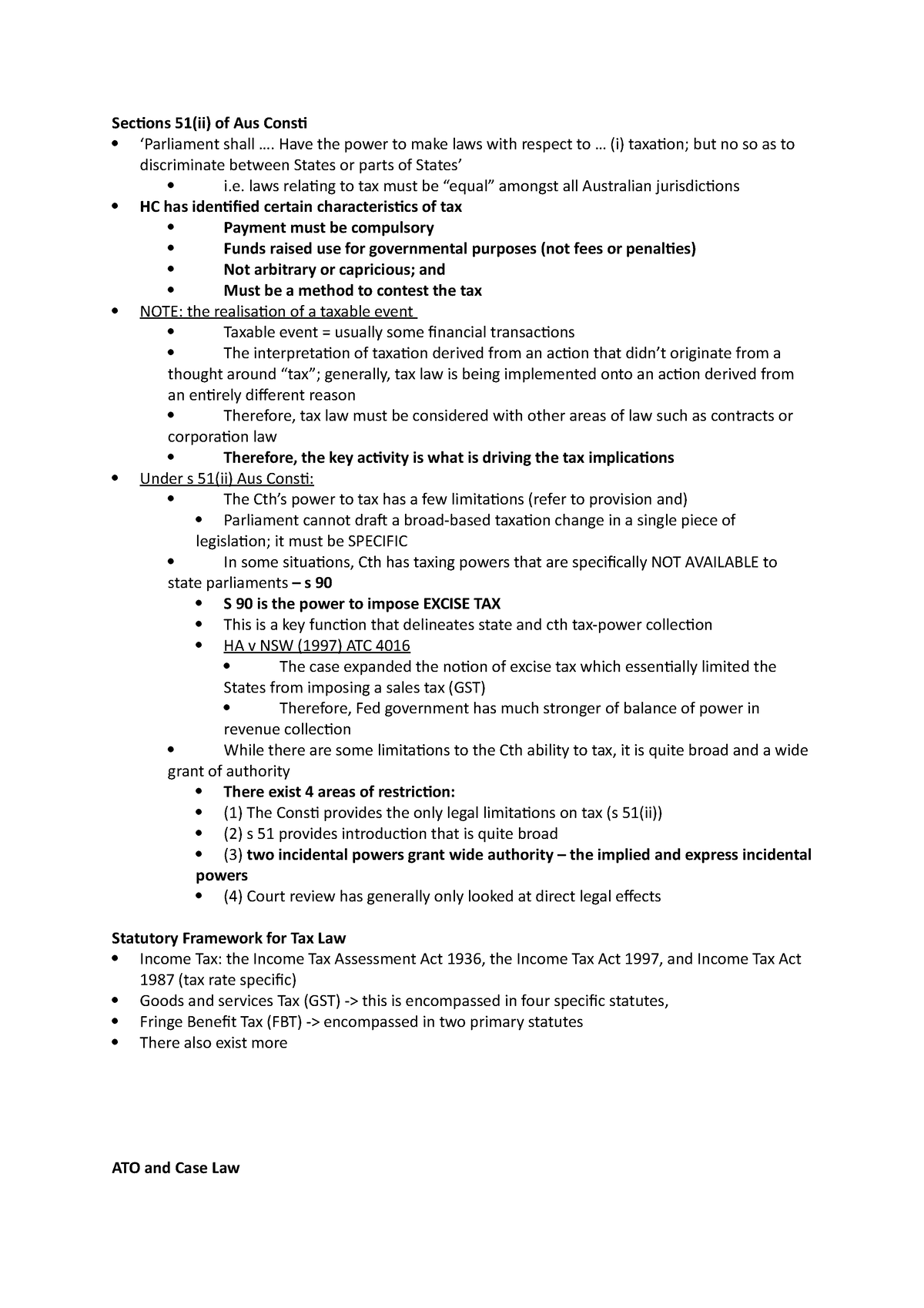 topic-1-lecture-notes-sources-of-tax-law-income-tax-formula-sections-51-ii-of-aus-consti