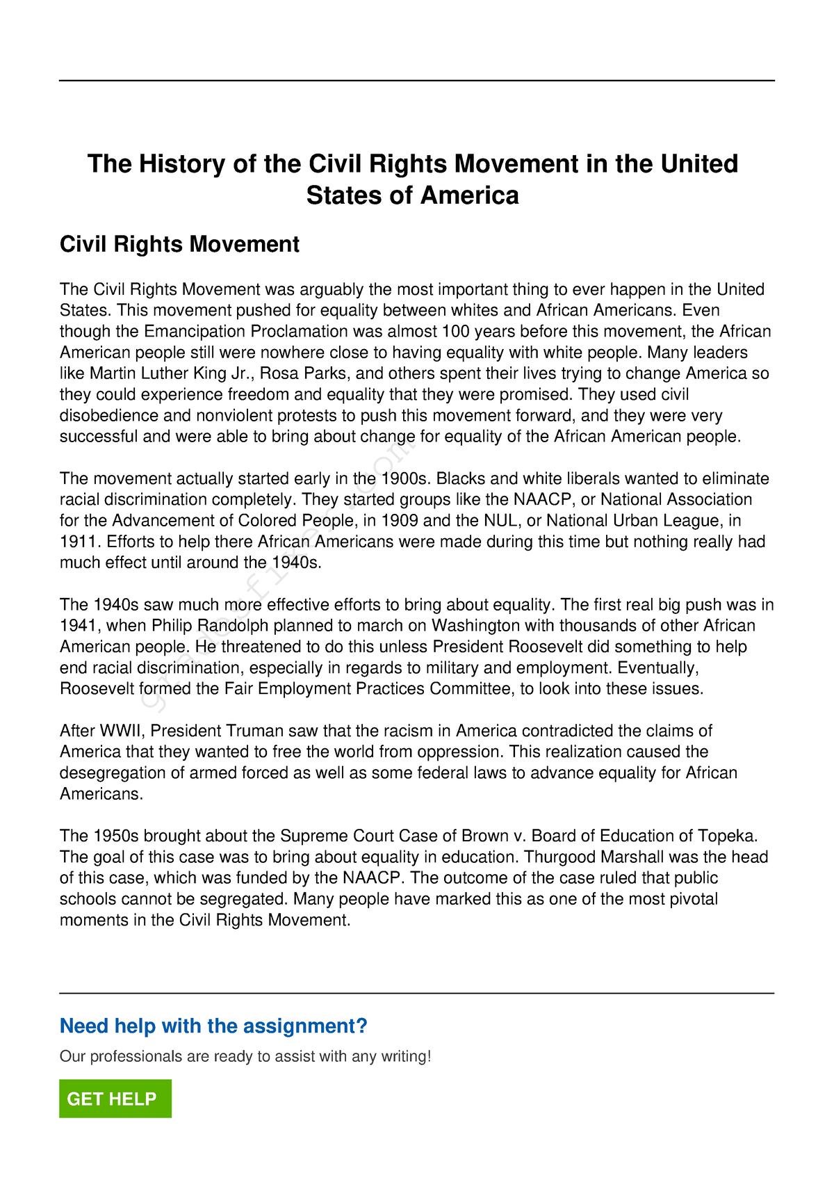 the-history-of-the-civil-rights-movement-in-the-united-states-of