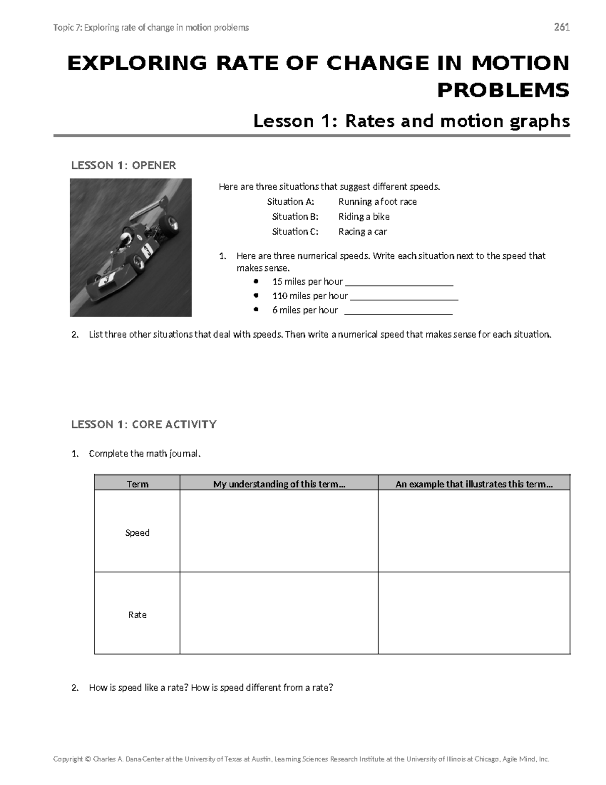 03x 13 T7 SAB - UNIT 3 - EXPLORING RATE OF CHANGE IN MOTION PROBLEMS ...