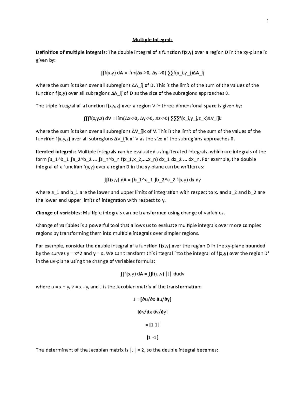Ma261 Past Exams - 396su4t