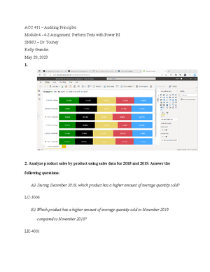 ACC 411 4-2 - Module 4 Assingment 2 - ACC411 - SNHU - Studocu