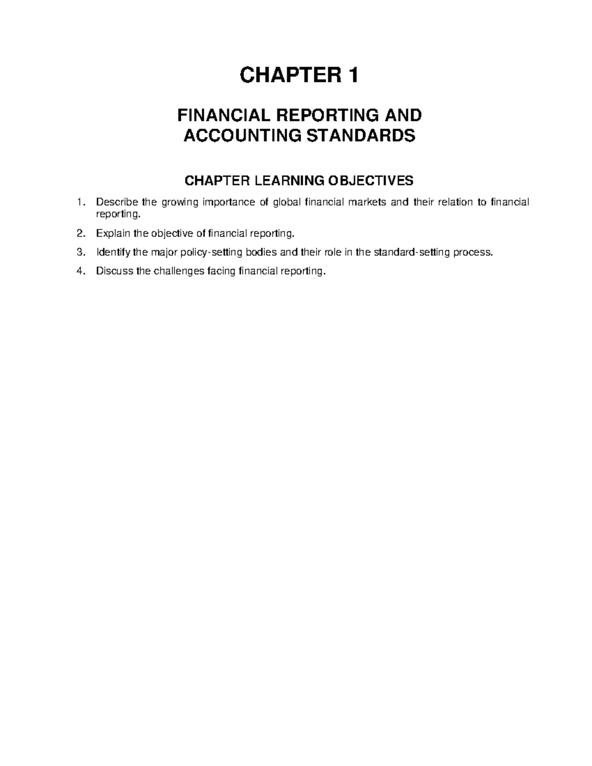 Ch01 - testbank - CHAPTER 1 FINANCIAL REPORTING AND ACCOUNTING ...