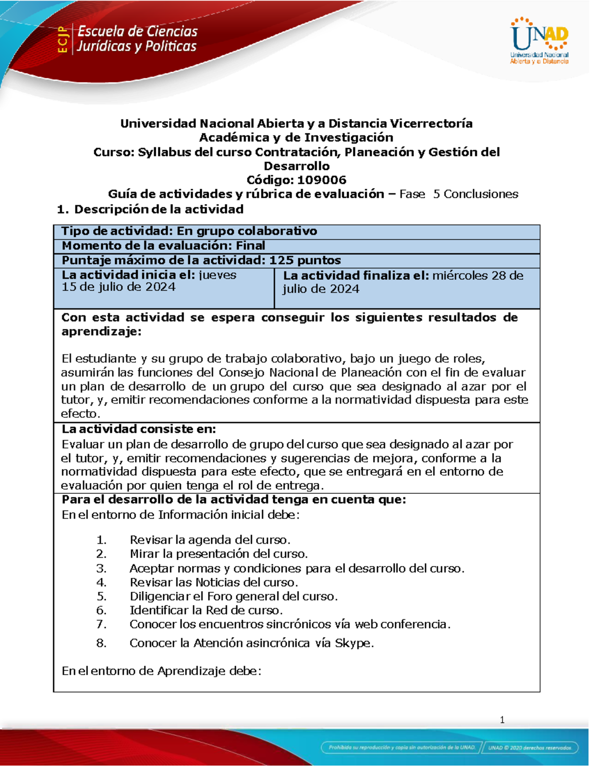 Guía de actividades y rúbrica de evaluación - Unidad 4 - Fase 5 ...