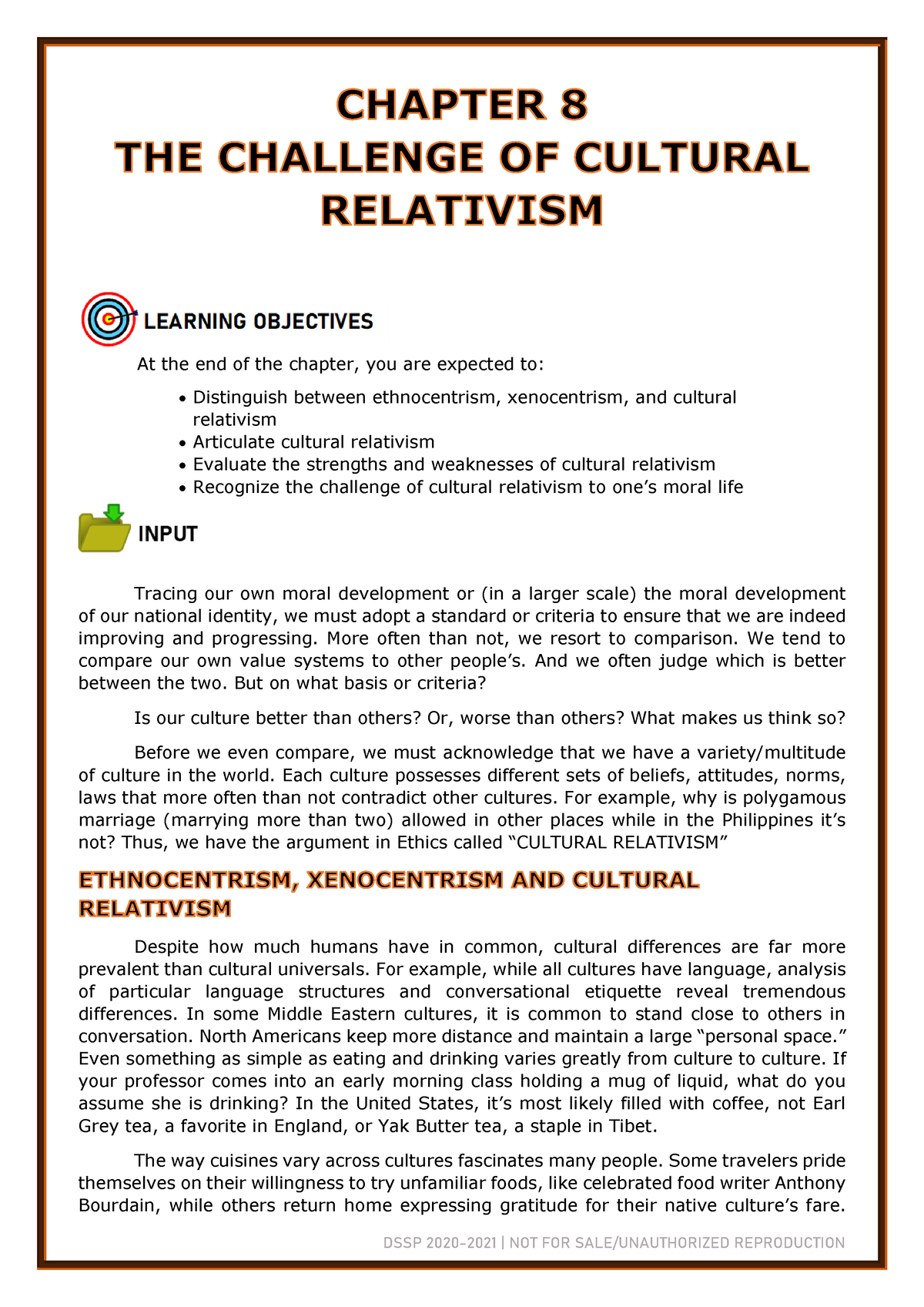 cultural relativism essay brainly