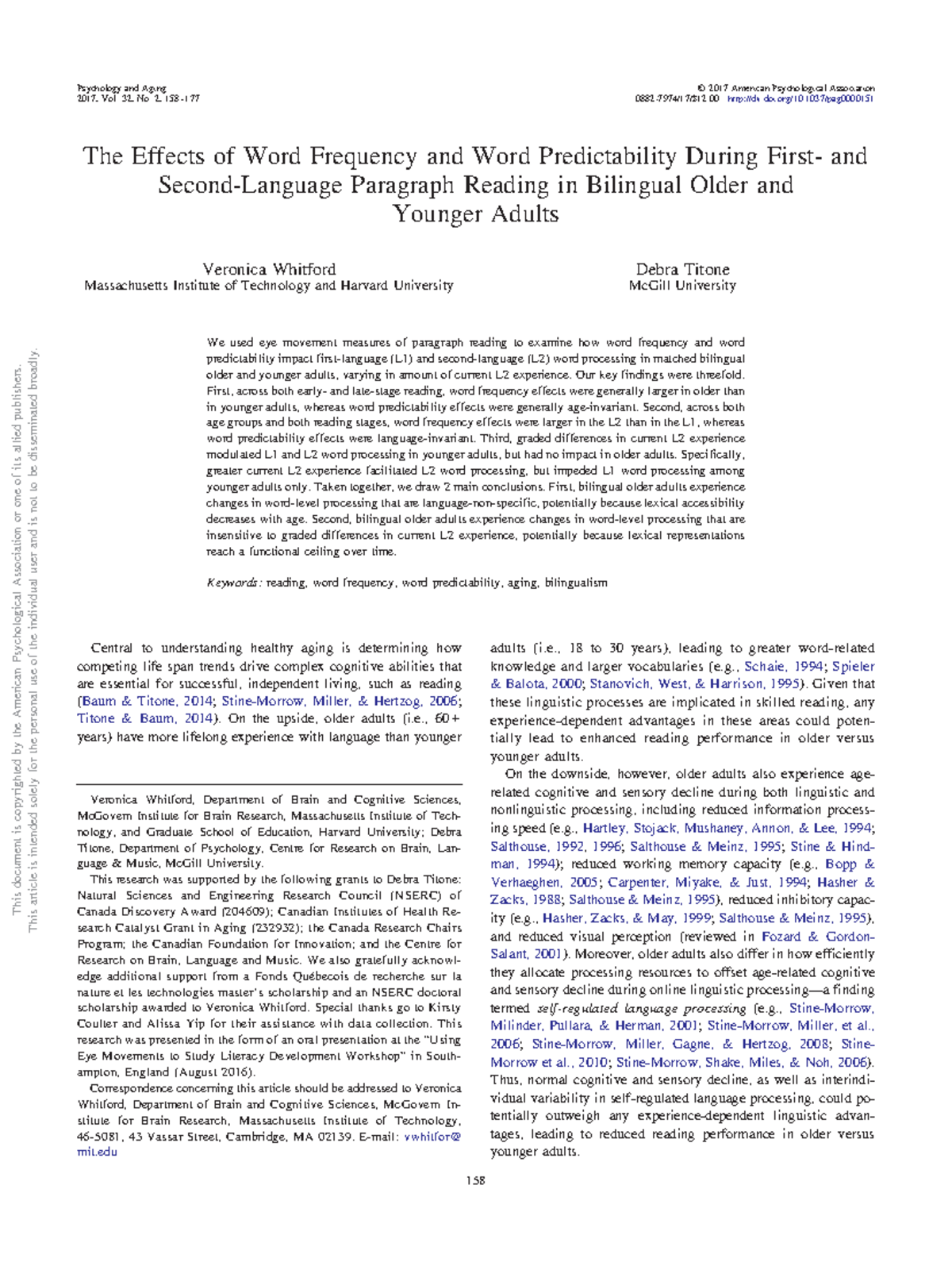 Retrieve - articulo - The Effects of Word Frequency and Word ...