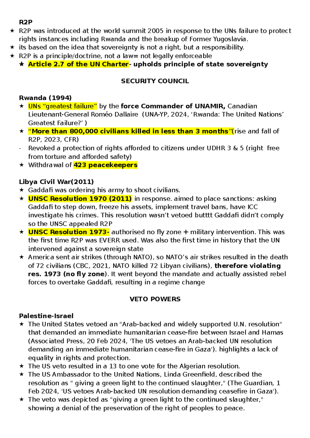 Legal world order - R2P « R2P was introduced at the world summit 2005 ...