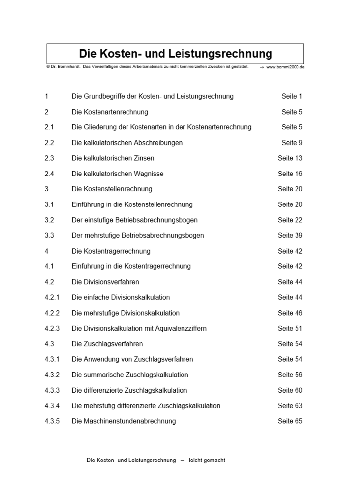 Wirtschaftskunde Klett Lösungen Pdf Download Kostenlos Die Kosten- und Leistungsrechnung - leicht verständlich