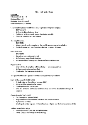 AB2- Anorexia Nervosa - Notes for lecture 6 of abnormal psychology - ± ...