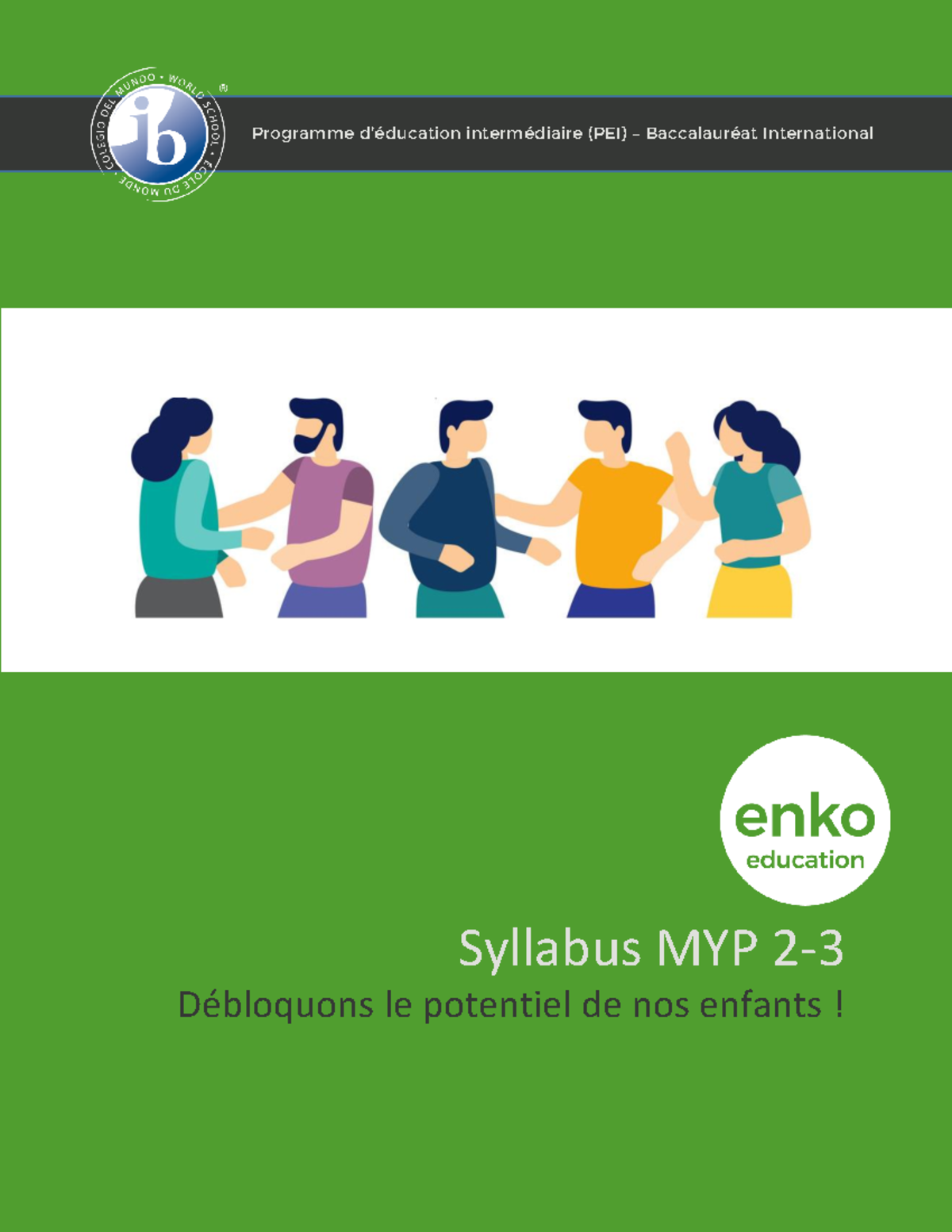 Syllabus MYP23 (1) contextes mondiaux Syllabus MYP 2 3 Débloquons