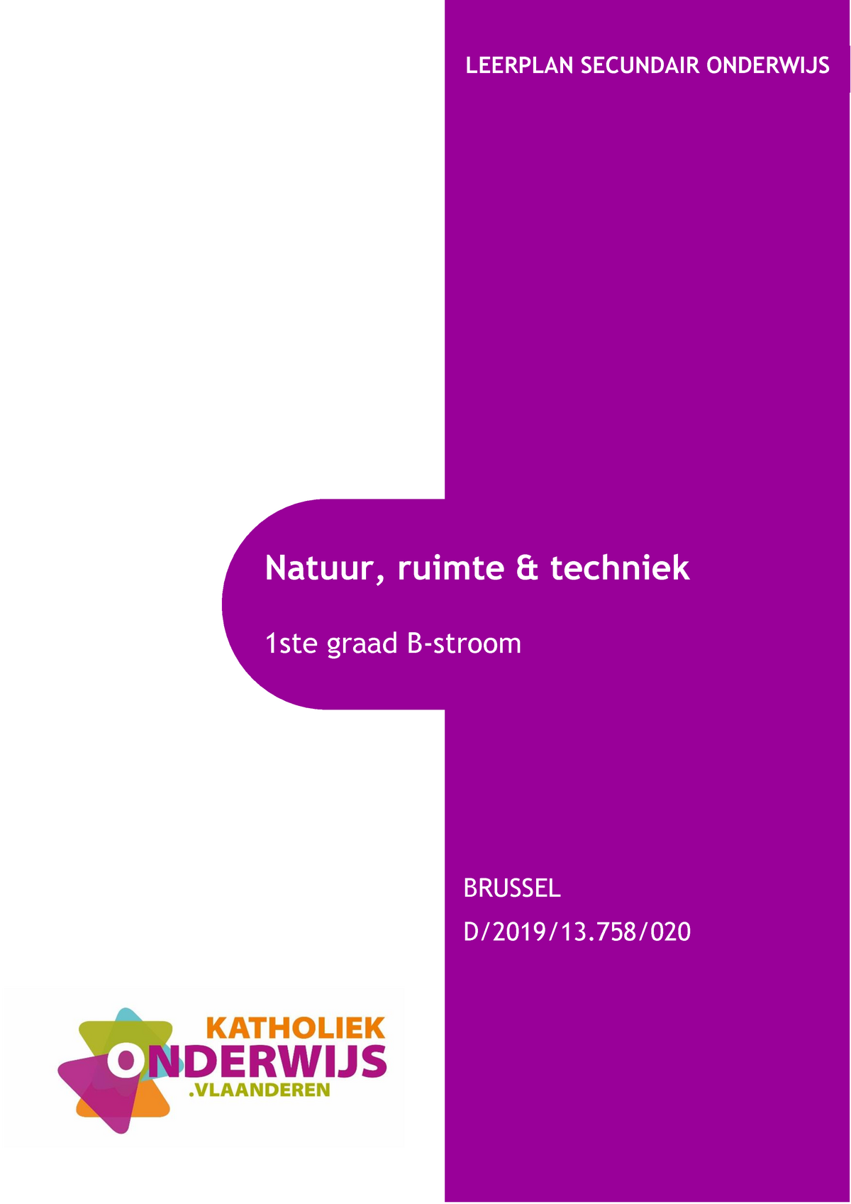 KOV 1ste Graad NRT B-stroom - Natuur, Ruimte & Techniek 1ste Graad B ...