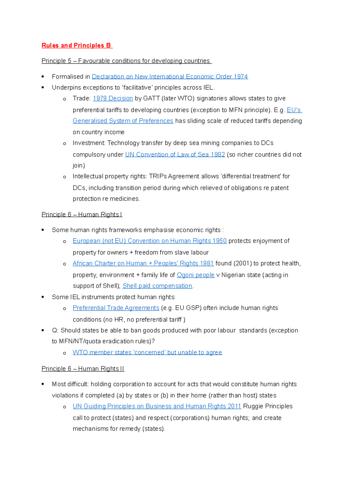 Week 15 Lecture Notes - Rules And Principles B - Rules And Principles B ...