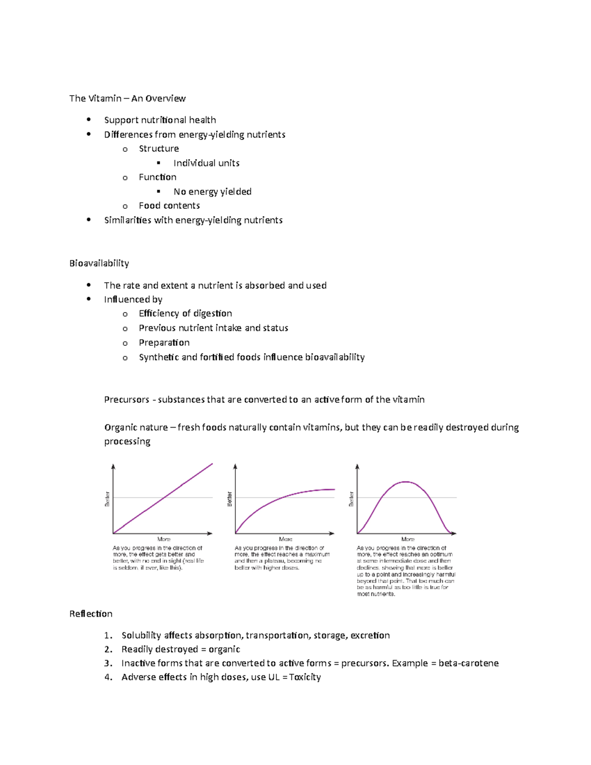 Nutrition chapter 10 vitamin B and vitamin C The Vitamin An
