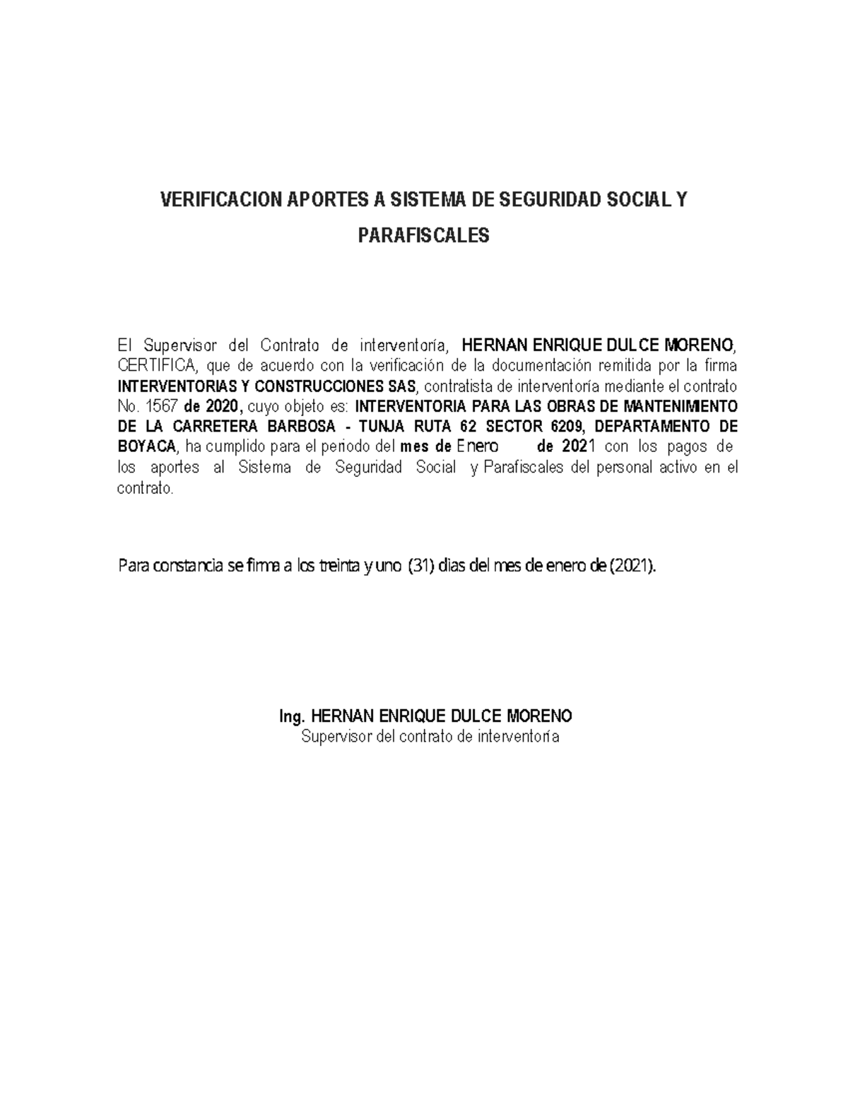 Parafiscal 2 - SDFDF - VERIFICACION APORTES A SISTEMA DE SEGURIDAD ...