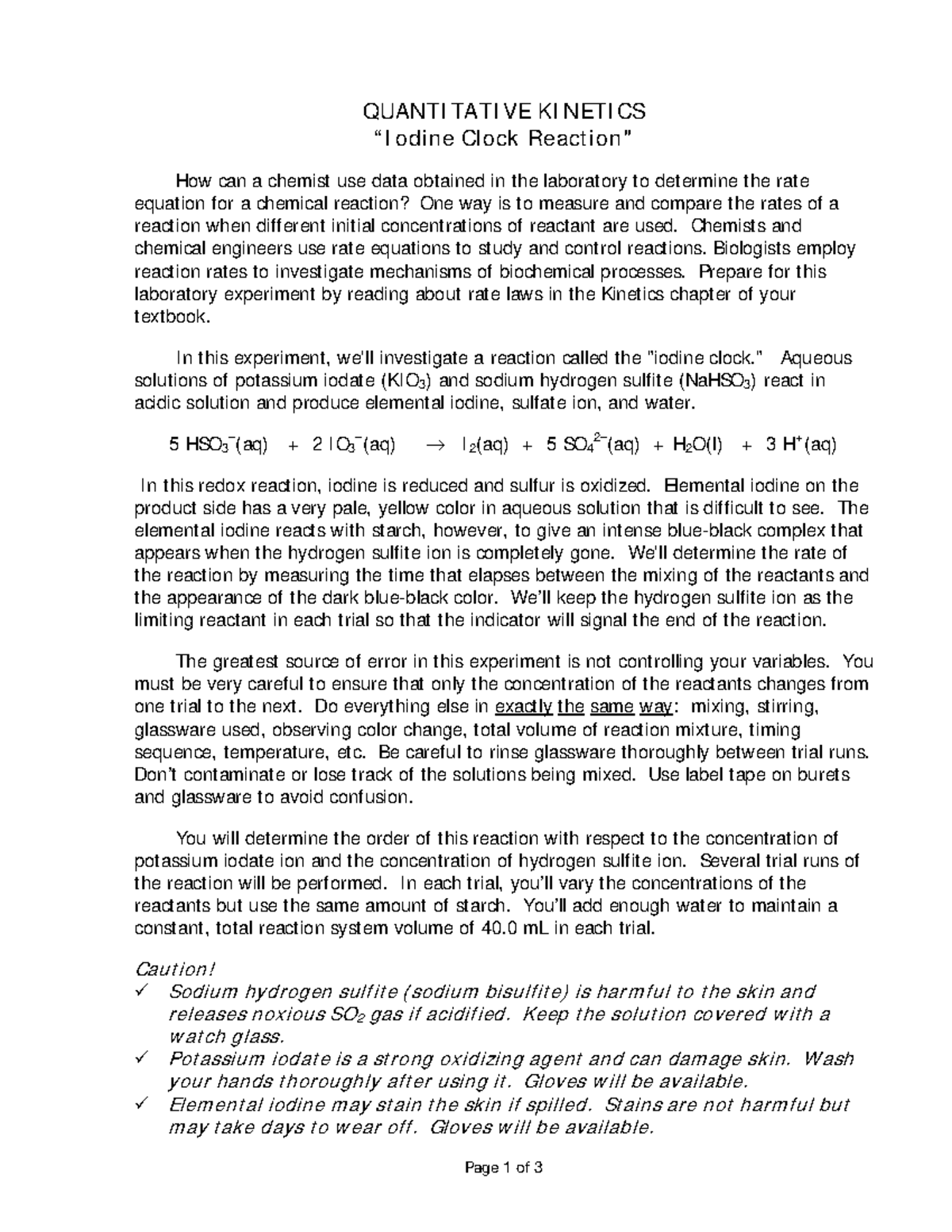 Quantitative Wilcox Page 1 of 3 EXPERI MENT 5 QUANTI TATI VE