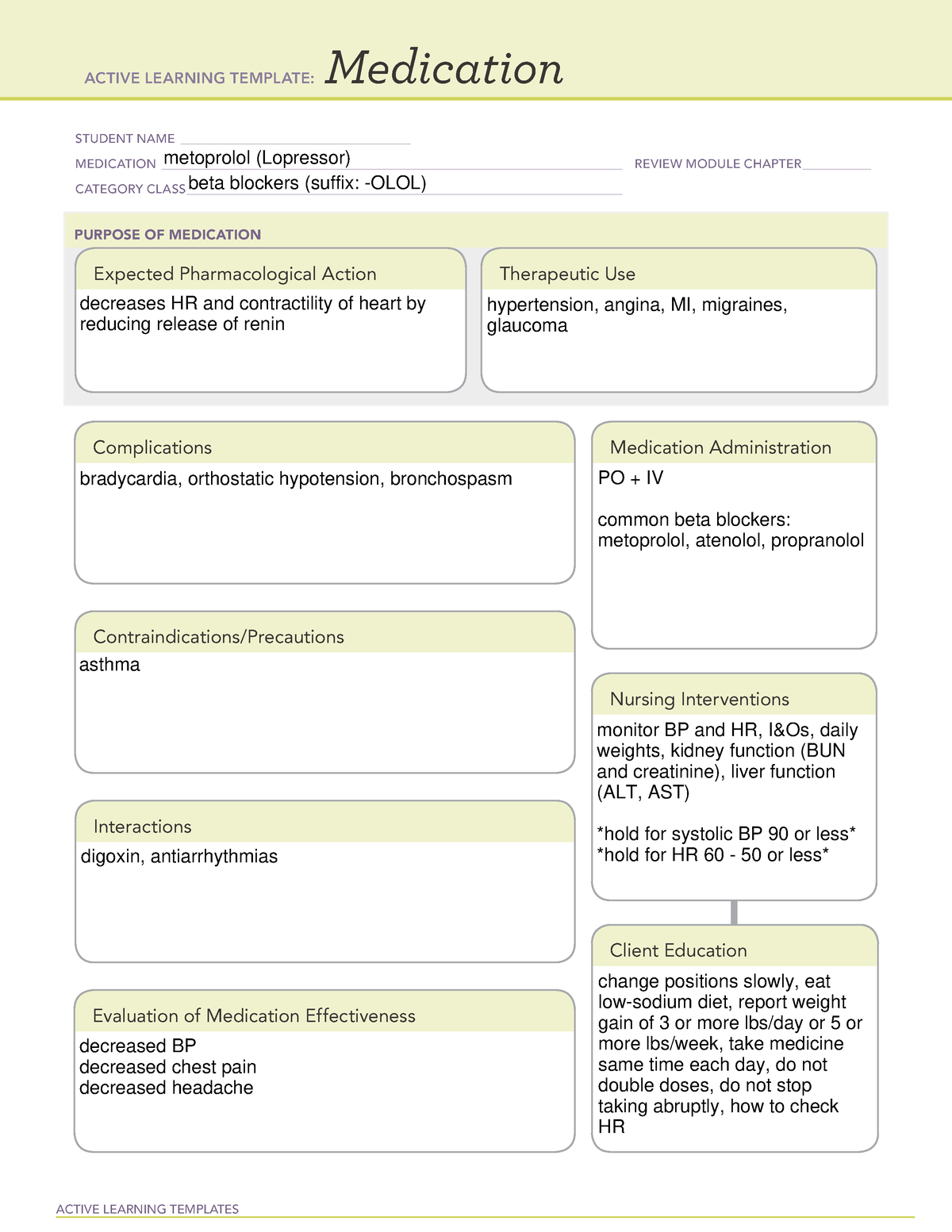 medication-template-metoprolol-active-learning-templates-medication-student-name-studocu