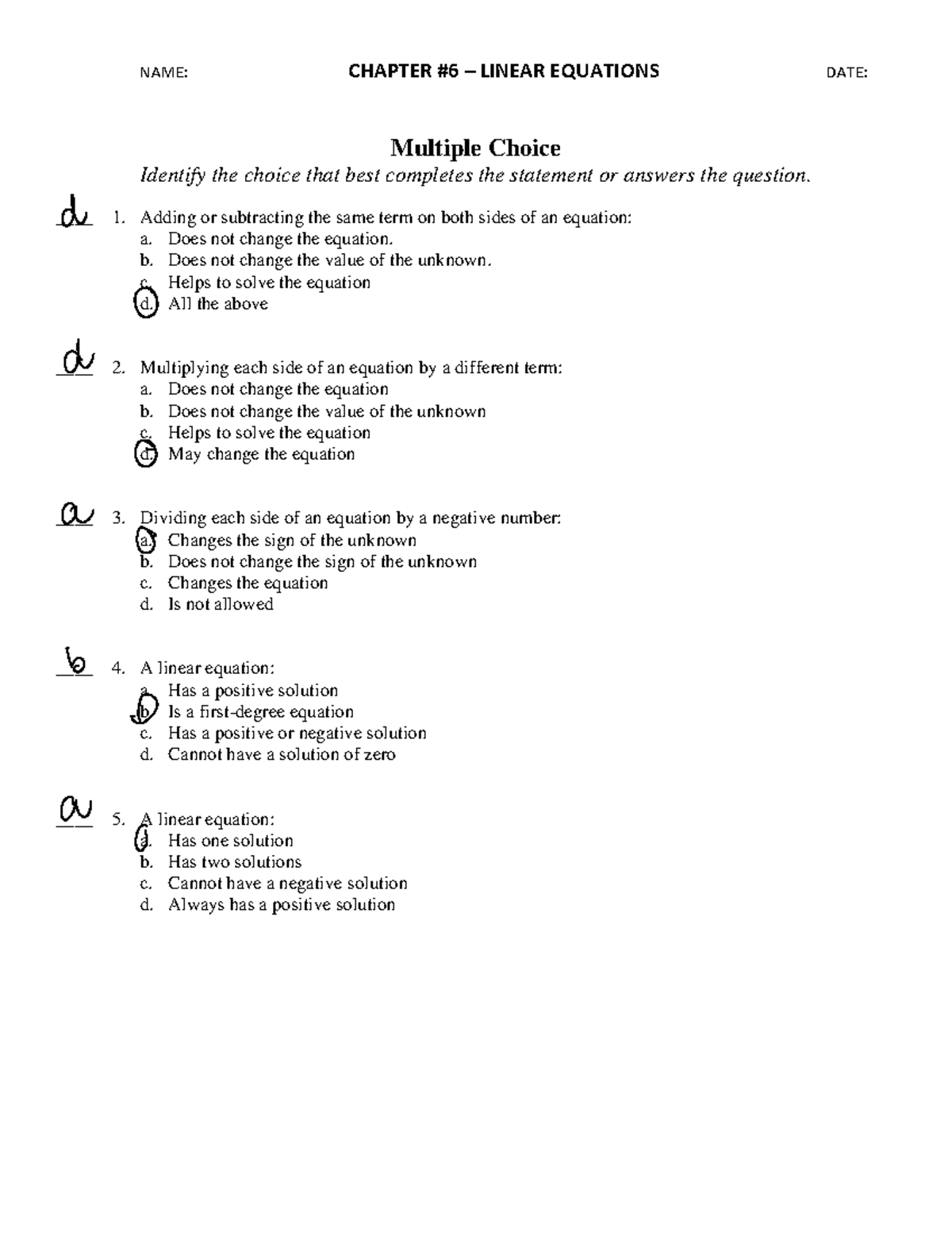 chapter-n6-exam-linear-equations-multiple-choice-identify-the