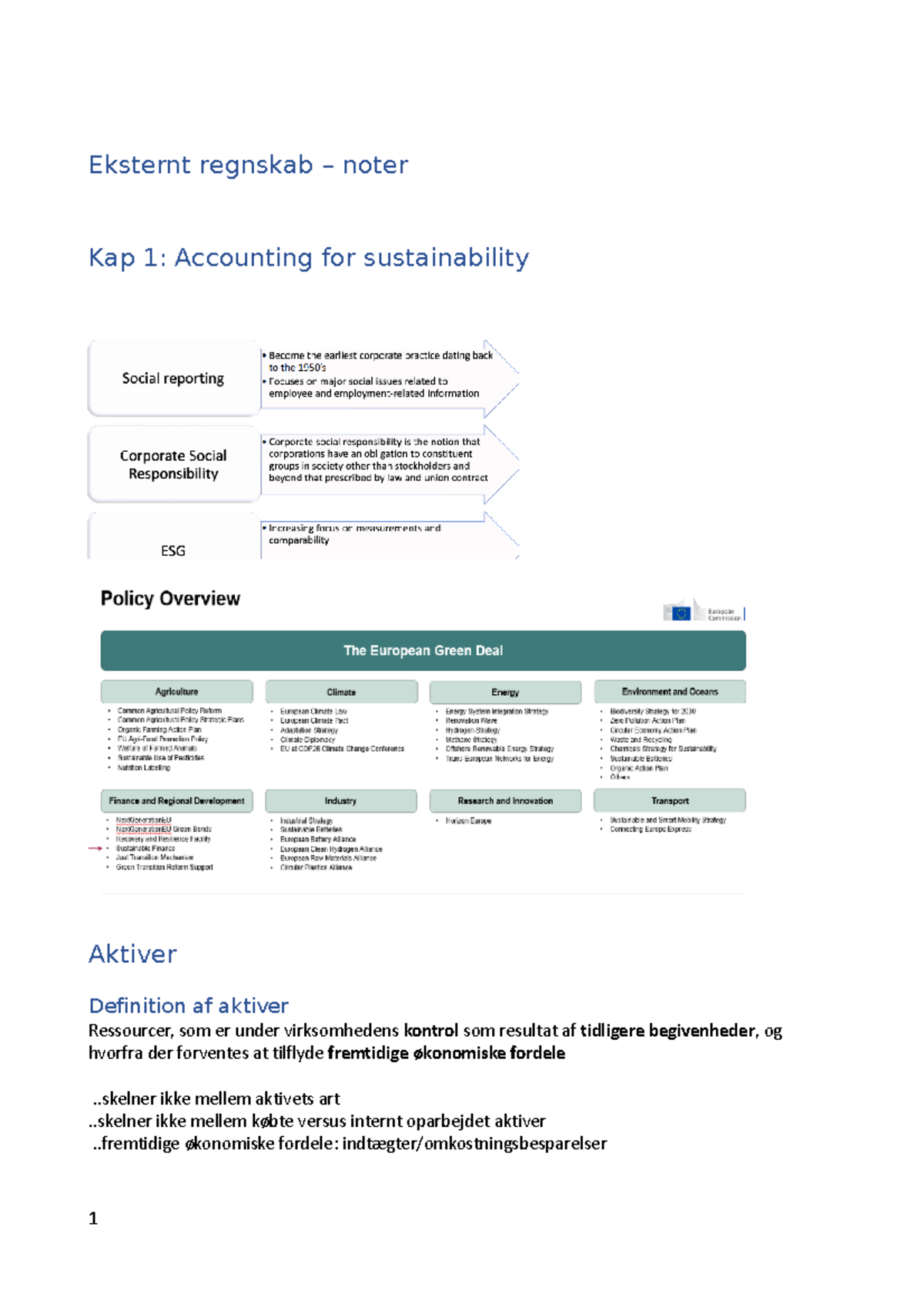 Eksternt Regnskab Noter - Eksternt Regnskab – Noter Kap 1: Accounting ...