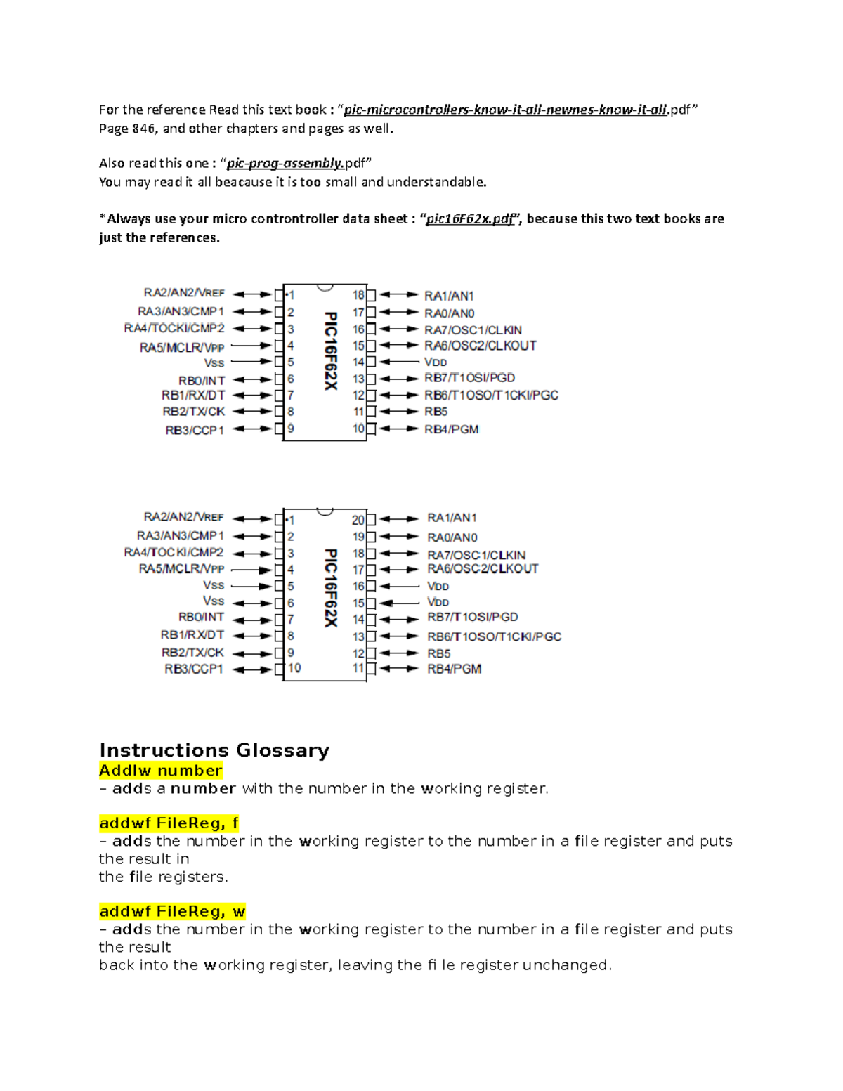 Please Read This - Notes - For the reference Read this text book ...