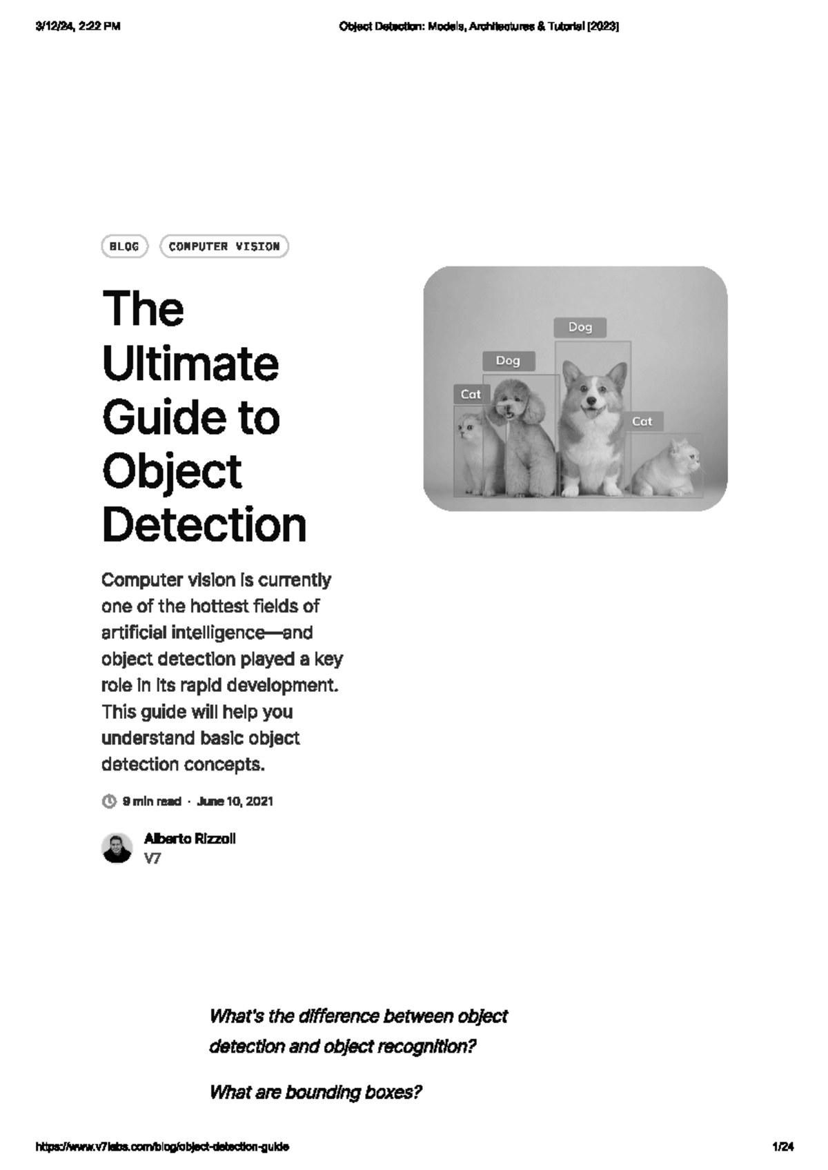 Object Detection 2 - Information Technology - Studocu