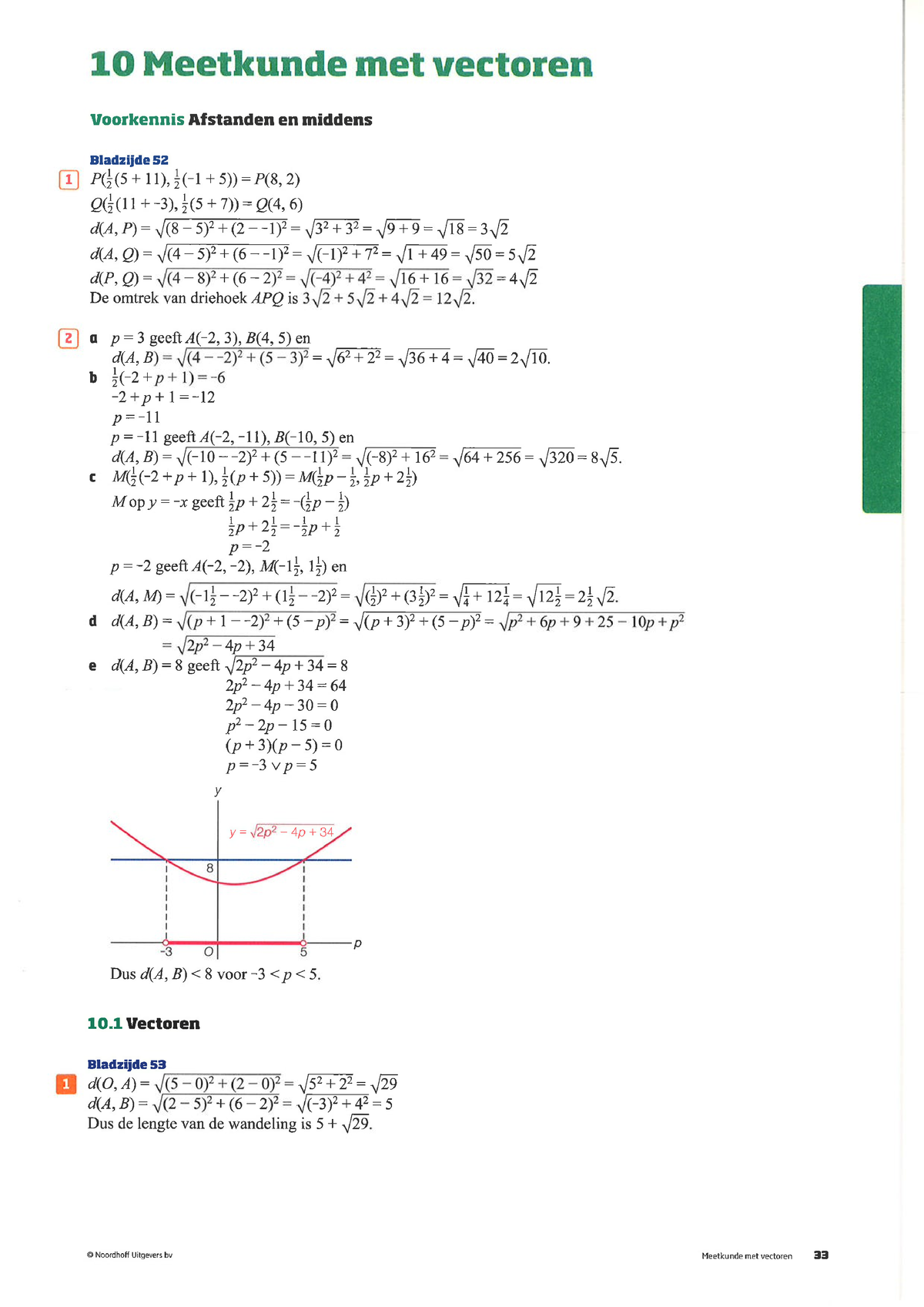 GR12 Vwo Wis B H10 Uitwerkingen - Wiskunde B - Studeersnel