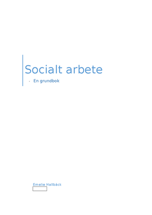 Sammanfattning - Evidensbaserat Socialt Arbete - Evidensbaserat Socialt ...