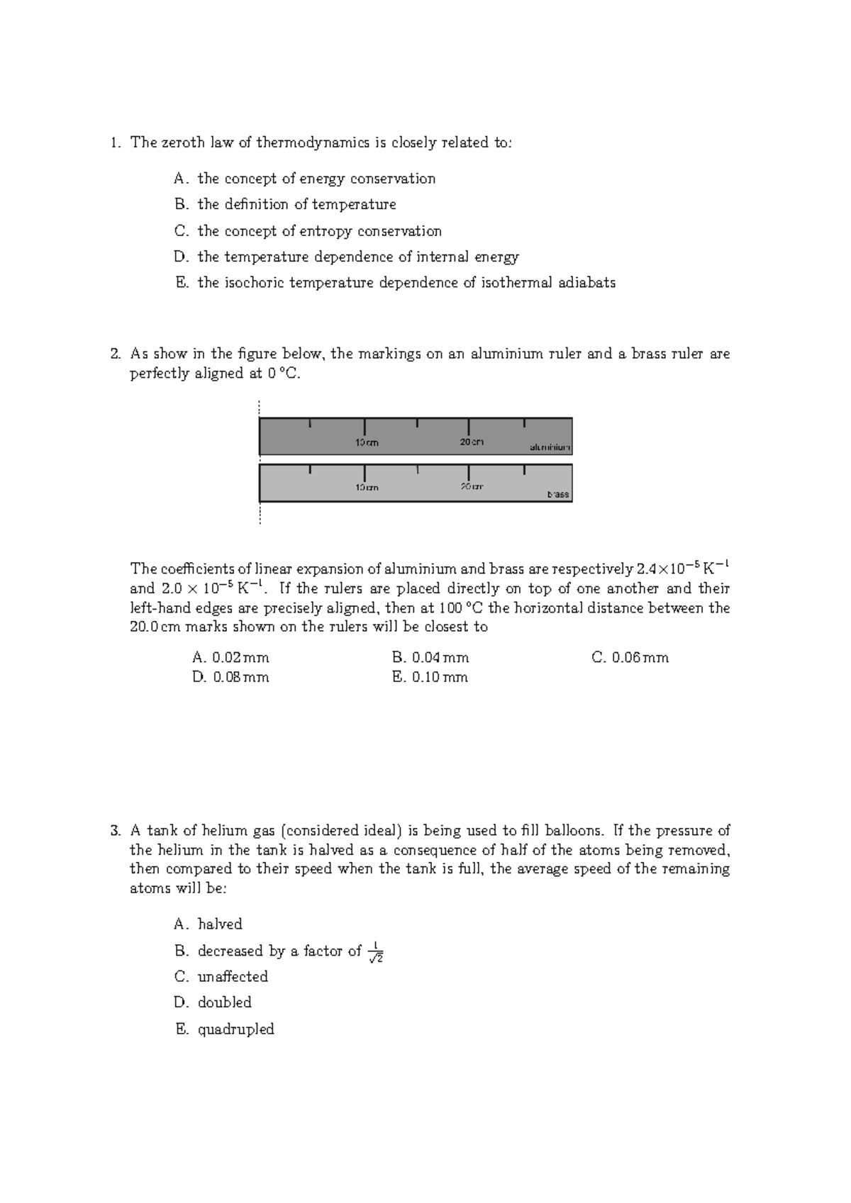 test-2018-questions-and-answers-1-the-zeroth-law-of-thermodynamics