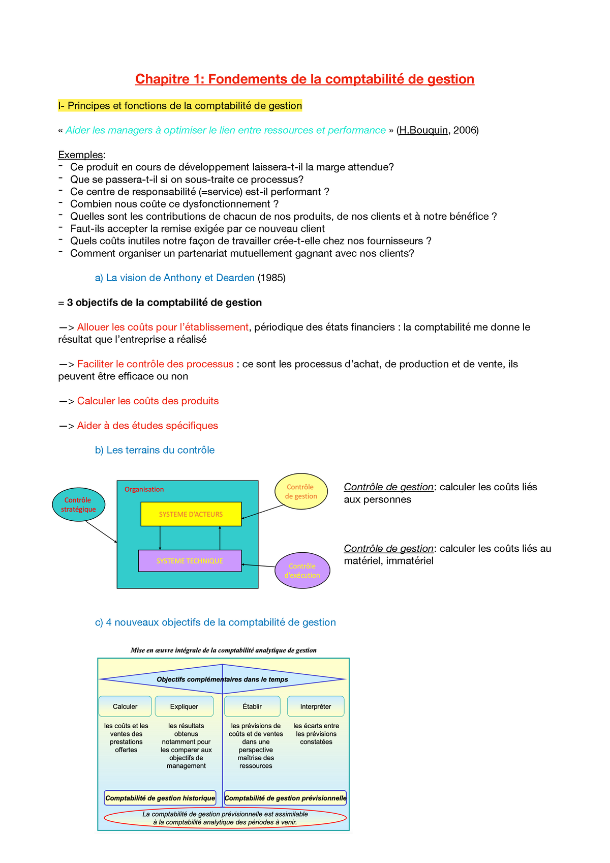 Chapitre 1 Pdf - Chapitre 1: Fondements De La Comptabilité De Gestion I ...