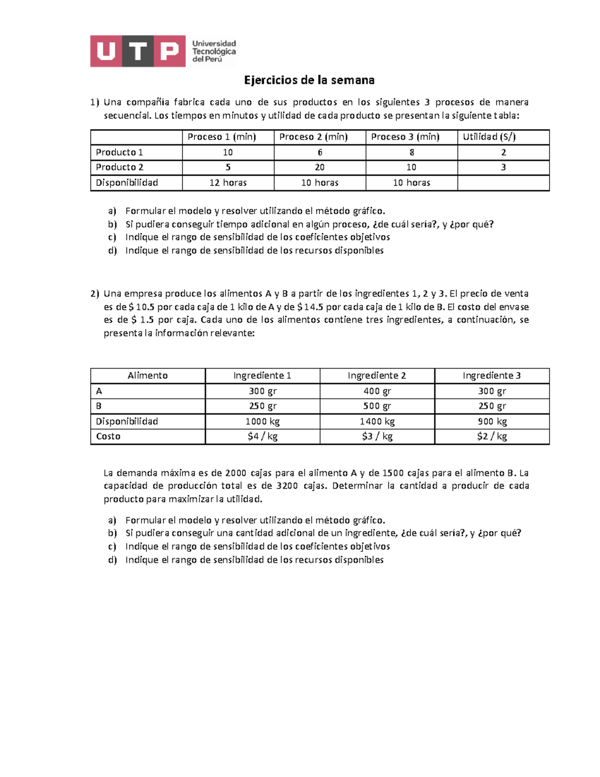 Semana+06+-+PDF Gbvnui - Ejercicios de la semana Una compañía fabrica ...