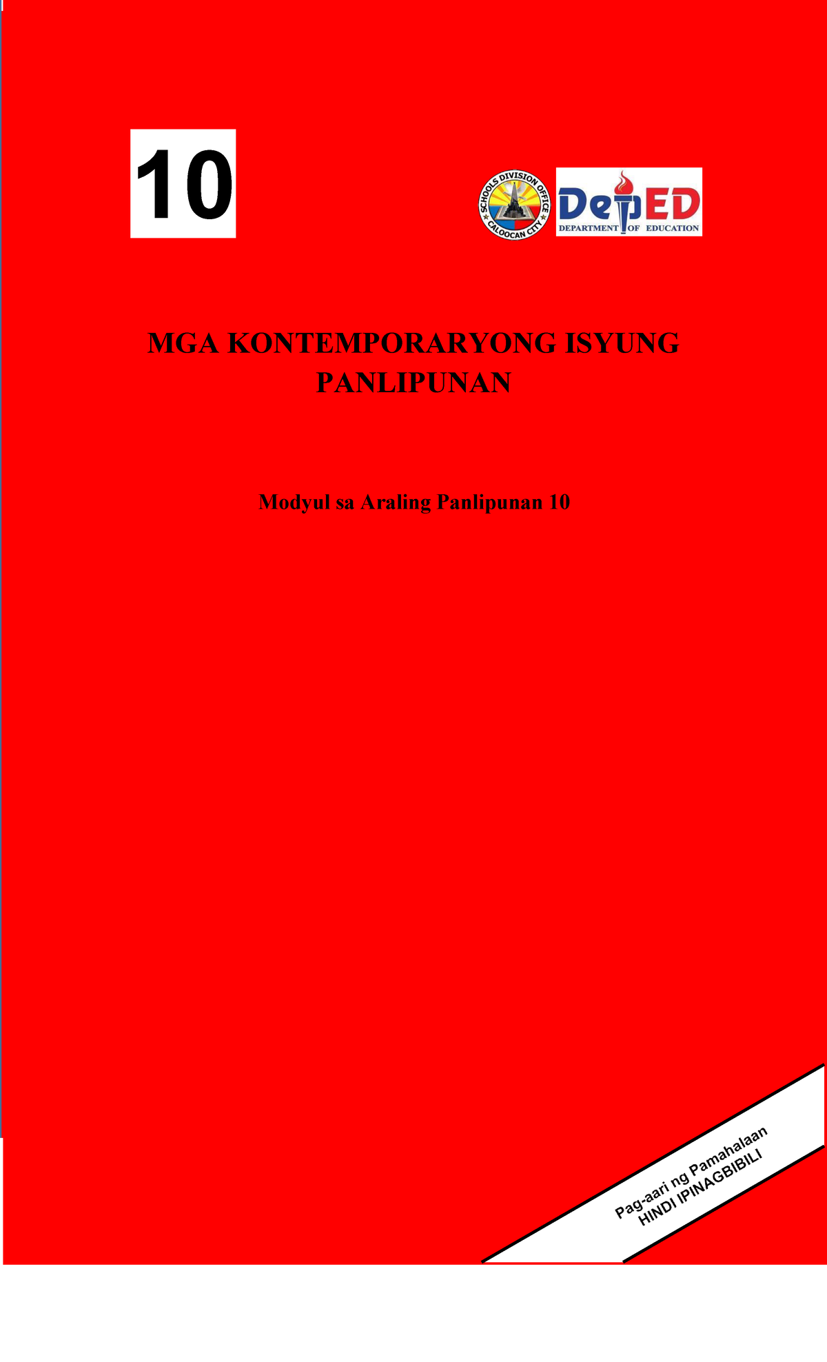 Araling Panlipunan 10 Week 1 Ap10 Qrt1 Week1 May Akda Mark Cesar B Babael Dr Joel L 3812