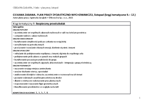 Plan-pracy-wrzesien - Rozkład Materiału - PLAN PRACY DYDAKTYCZNO ...