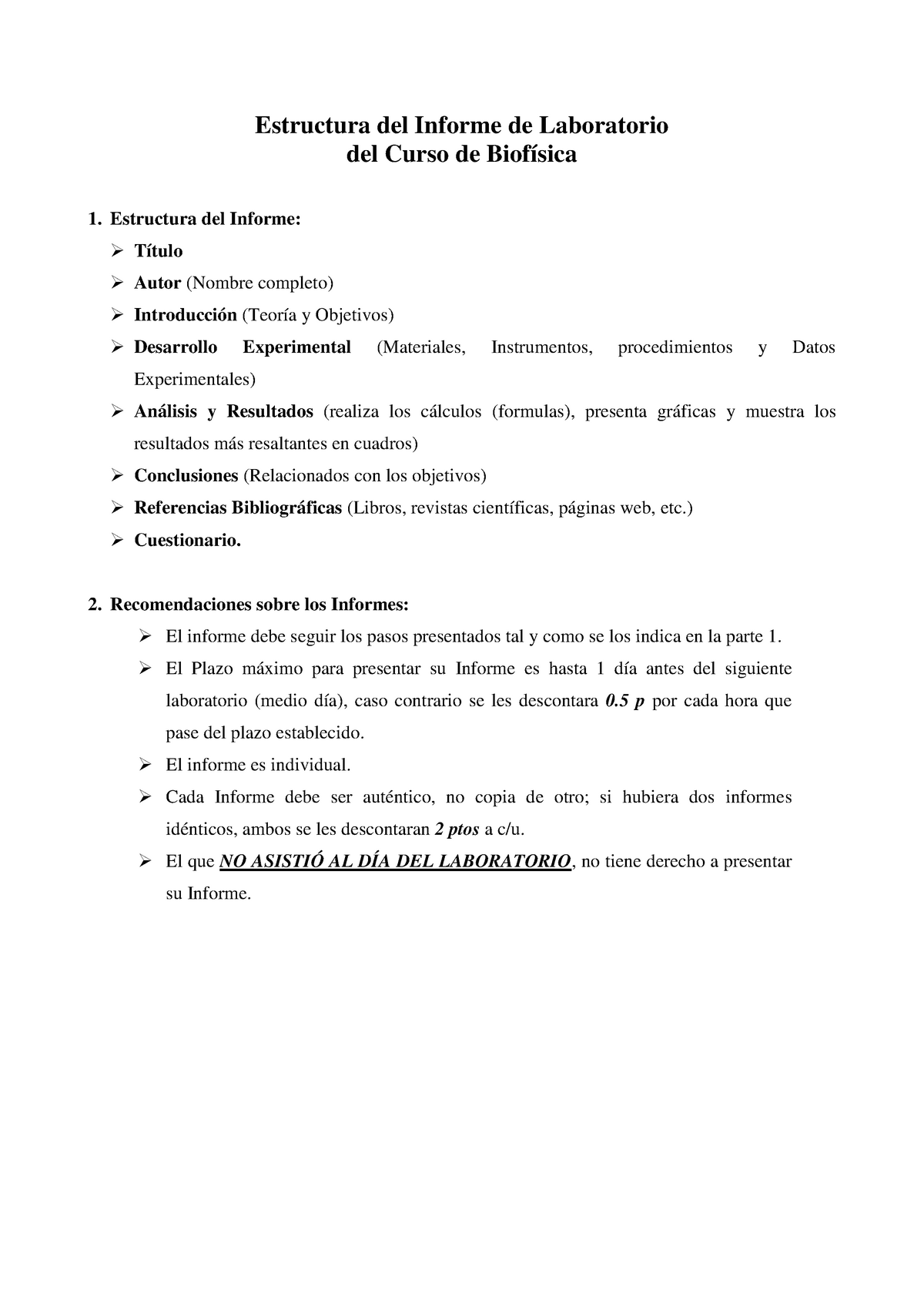 Estructura Del Informe De Laboratorio Estructura Del Informe Título Autor Nombre Completo 0950