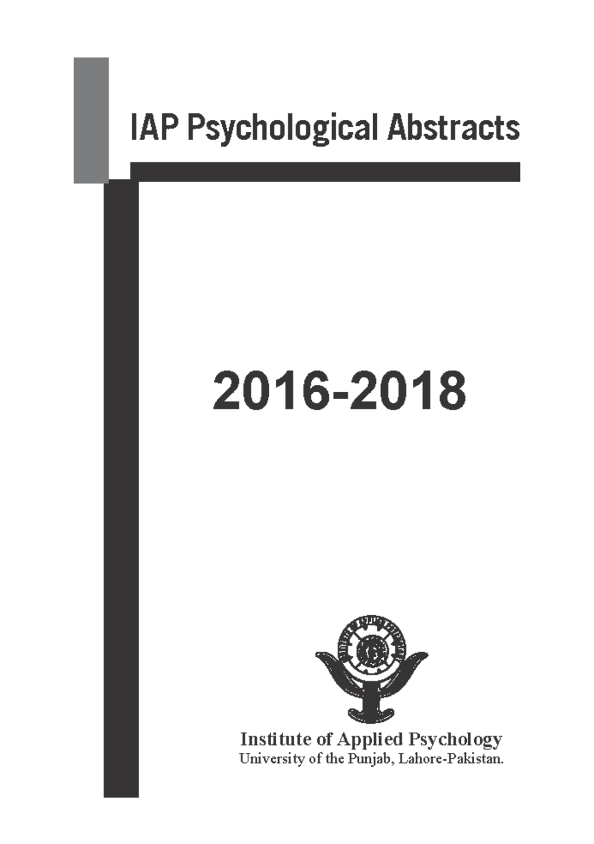 Psychological Abstracts 2016 18 2016 IAP Psychological Abstracts