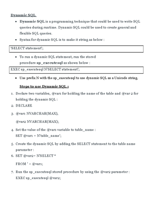 Sql Basic Structure - SQL What is SQL? - Structure Query Language(SQL ...