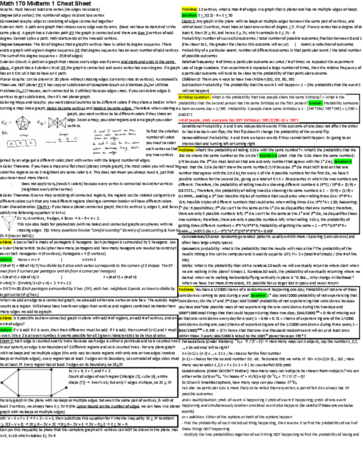 Copy of Cheat Sheet - study guide - Math 170 Midterm 1 Cheat Sheet ...