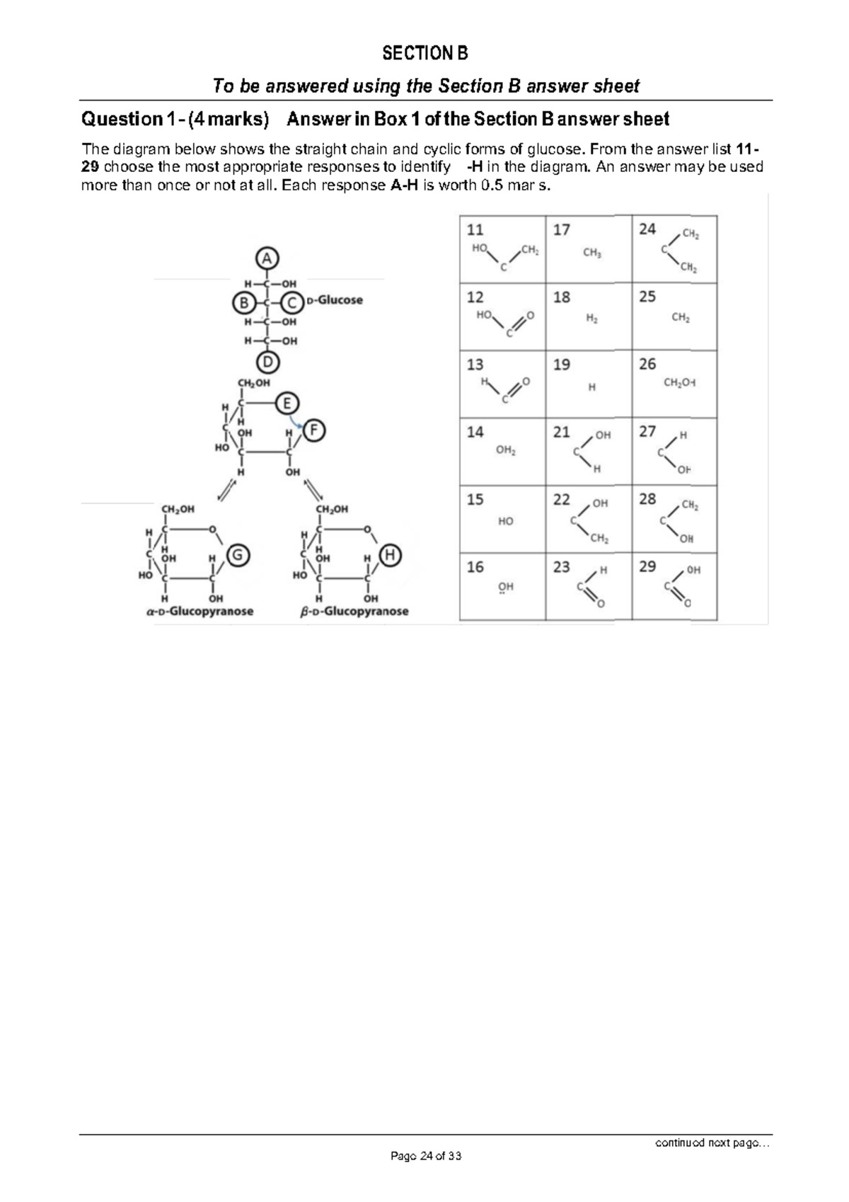 Exam 2011, Questions - SECTION B To Be Answered Using The Section B ...