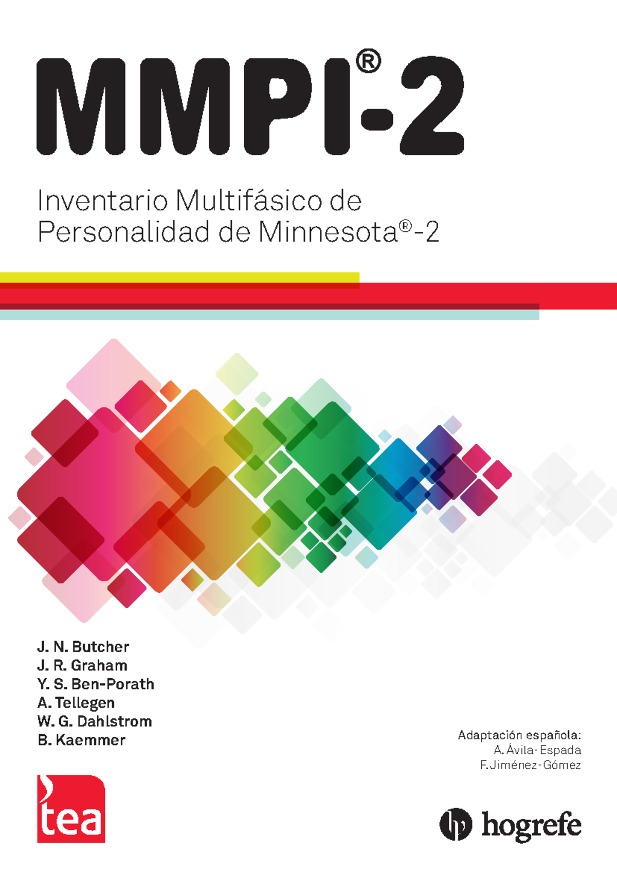 MMPI 2 Extracto manual - J. N. Butcher J. R. Graham Y. S. Ben-Porath A ...