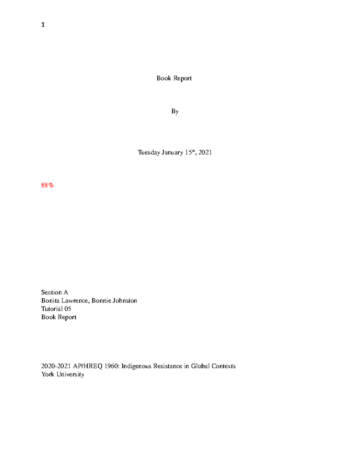 Book Report FOR 2020-2021 SCHOOL YEAR - Book Report By Tuesday January ...