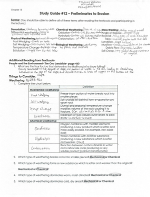 GEOG101H - Study Guide 11 - GEOG 101 - SCC - Studocu