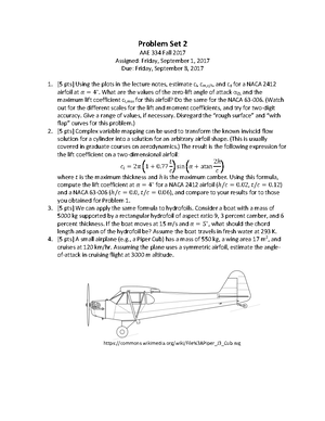 HW1 AAE334 - HW 1 Assignment - Problem Set AAE 334 Fall 2017 Assigned ...