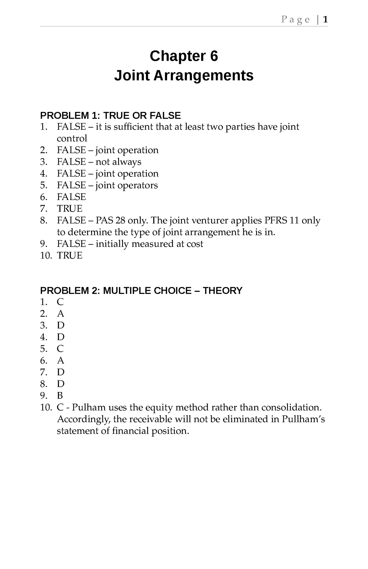 Chapter 6 Joint Arrangements 2021 Edition - Chapter 6 Joint ...