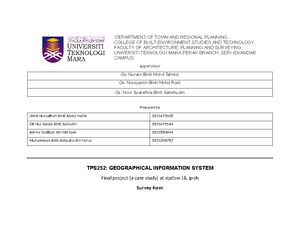 survey form for landscape and recreational - DEPARTMENT OF TOWN AND ...