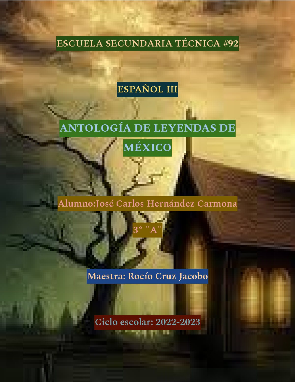 Antologia - Es una antología sobre algunos mitos y leyendas mexicanos ...