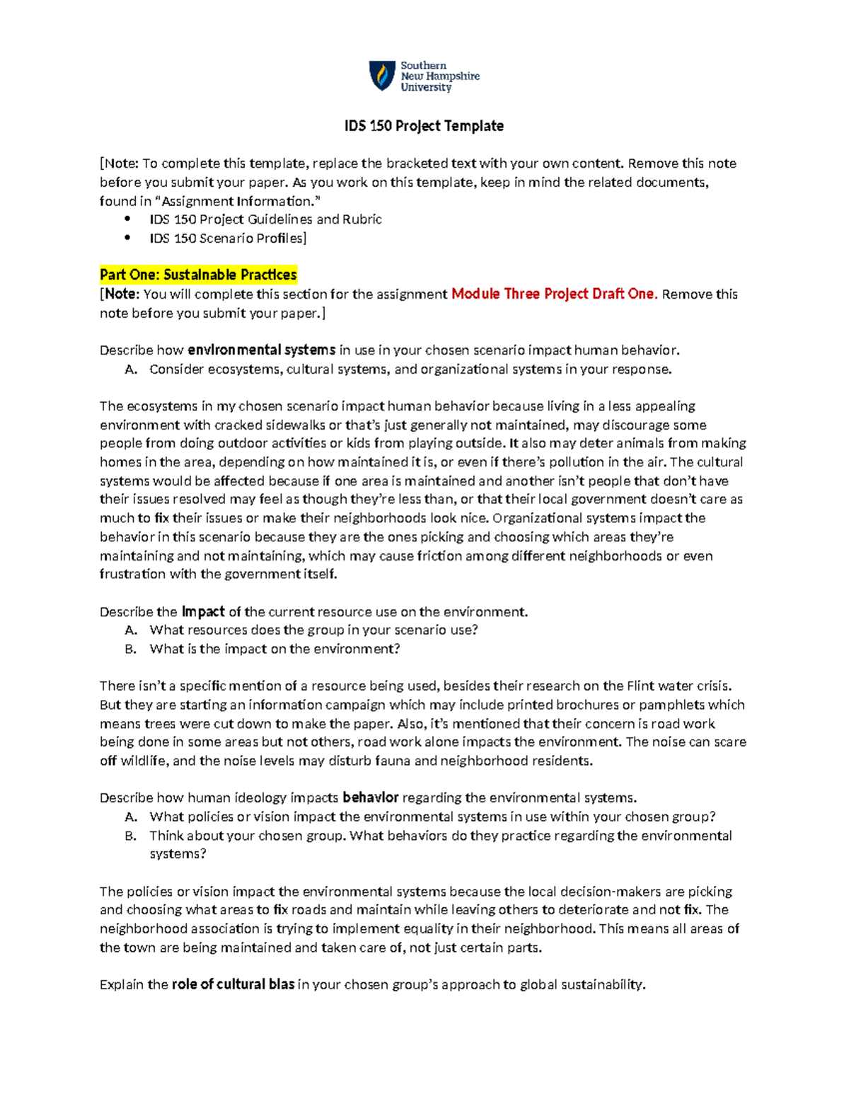 IDS 150 Project module 3 - IDS 150 Project Template [Note: To complete ...