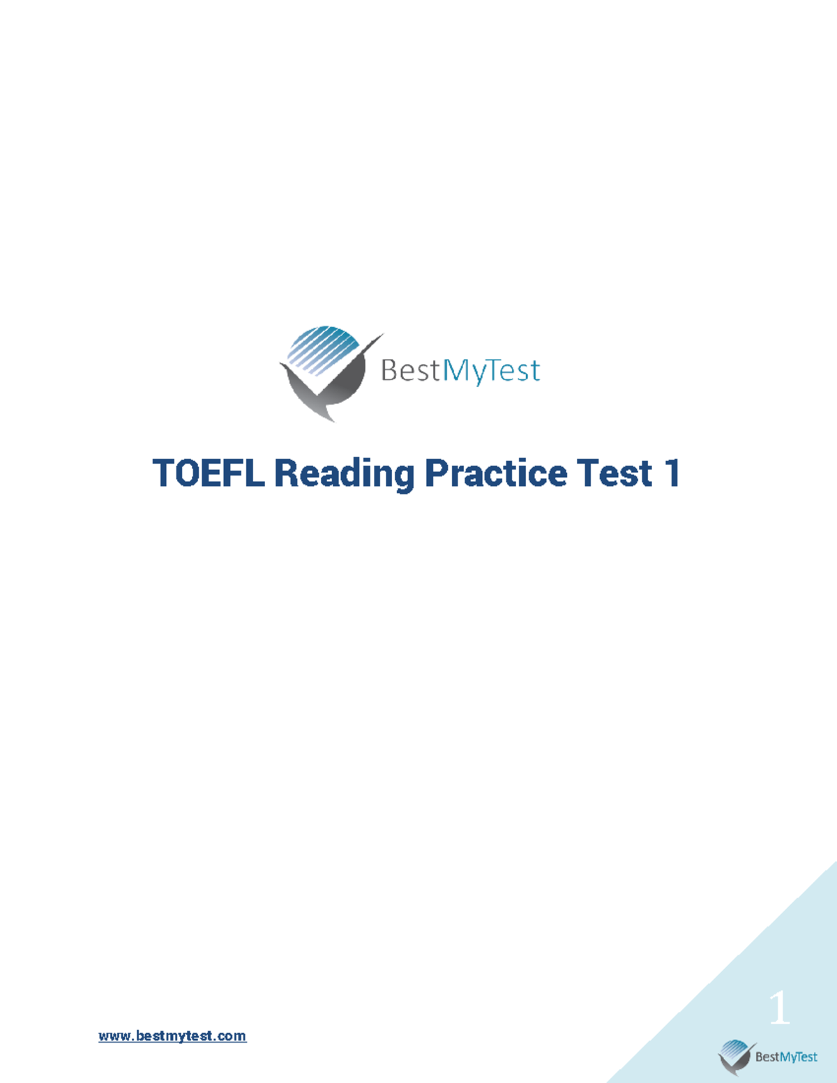 Bestmytest Toefl Reading Practice Test - TOEFL Reading Practice Test 2 ...