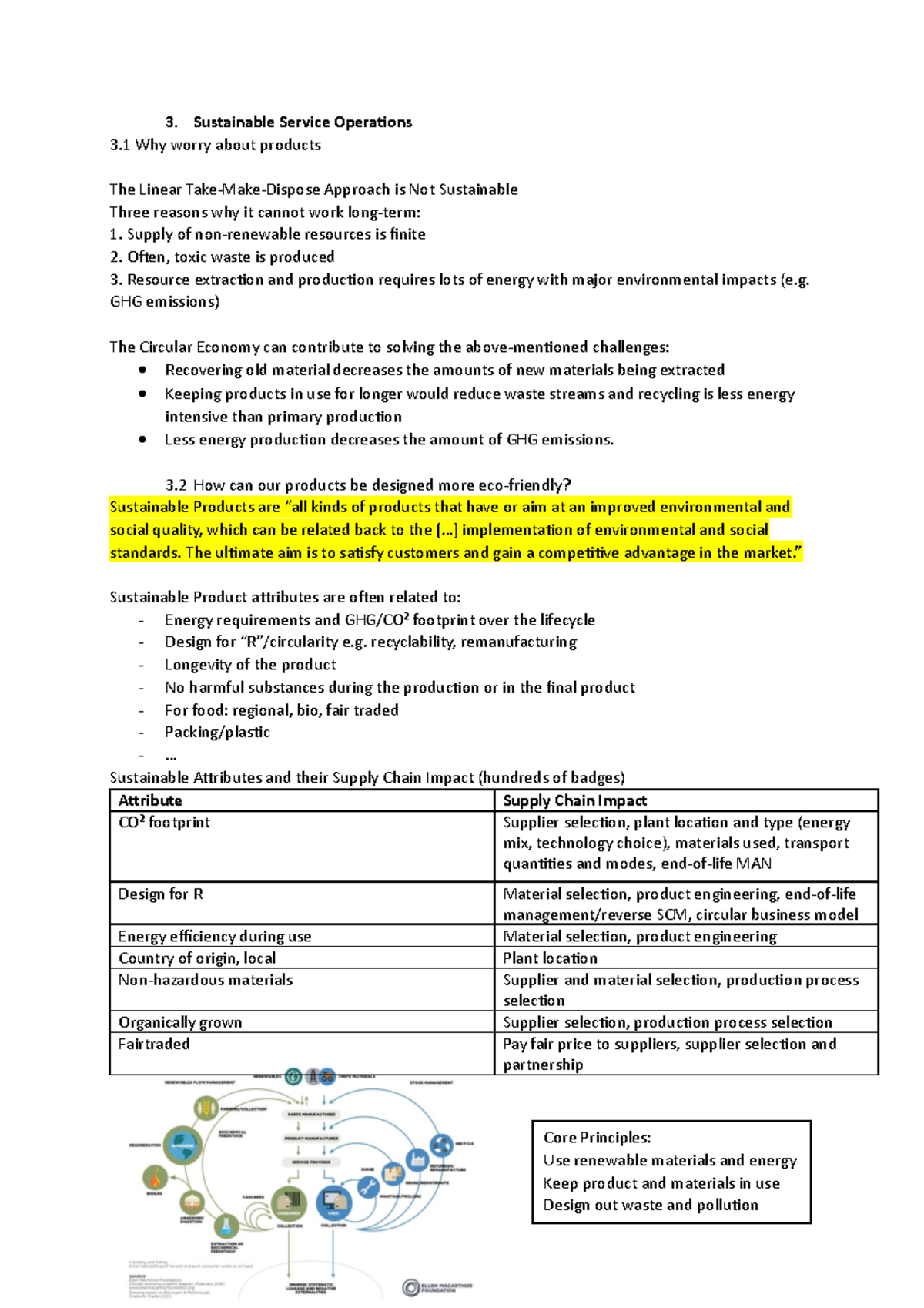 Part 3   Part 3   Core Principles: Use Renewable Materials And Energy