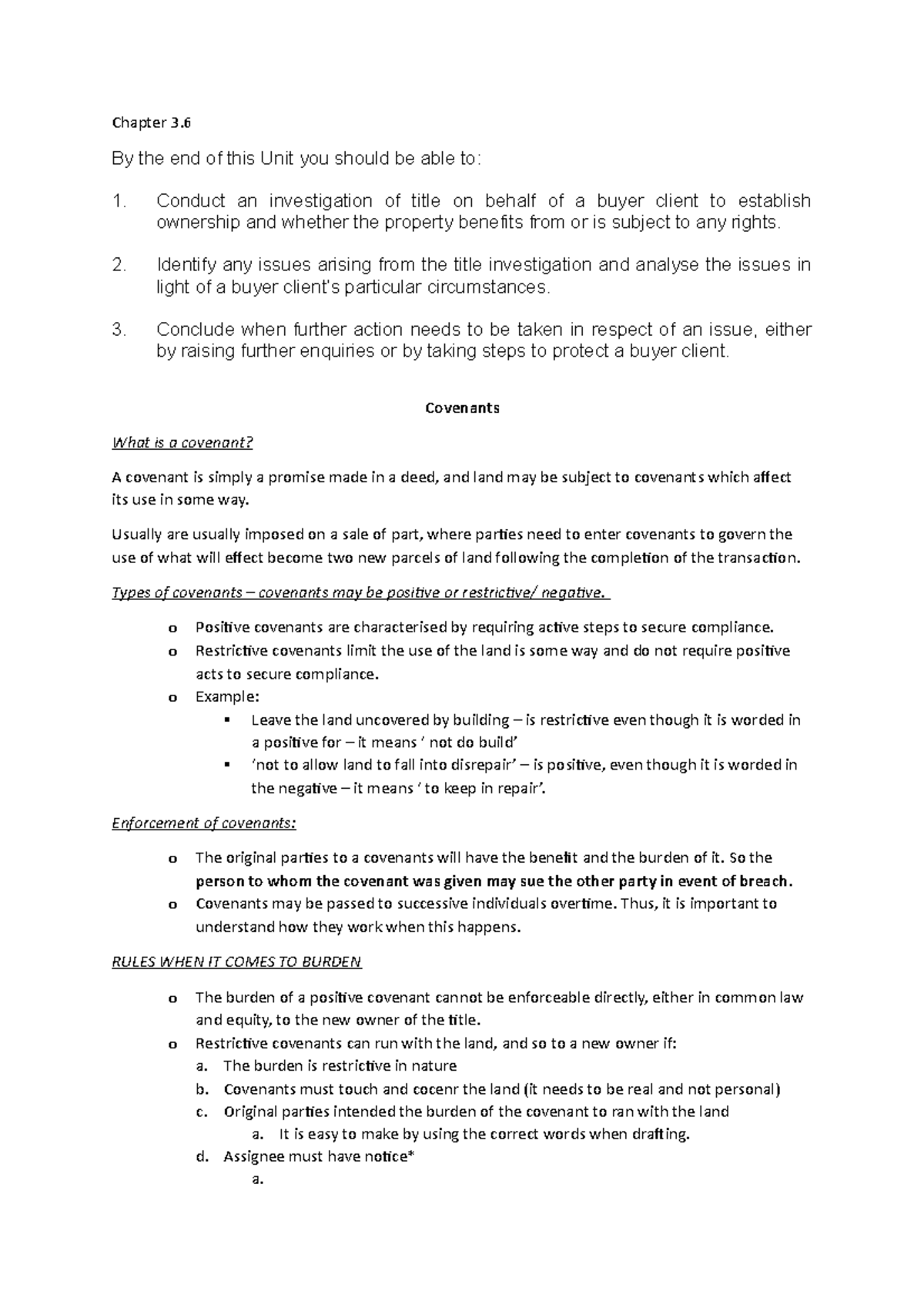 Books Notes OF REAL Estate 2122RE Studocu