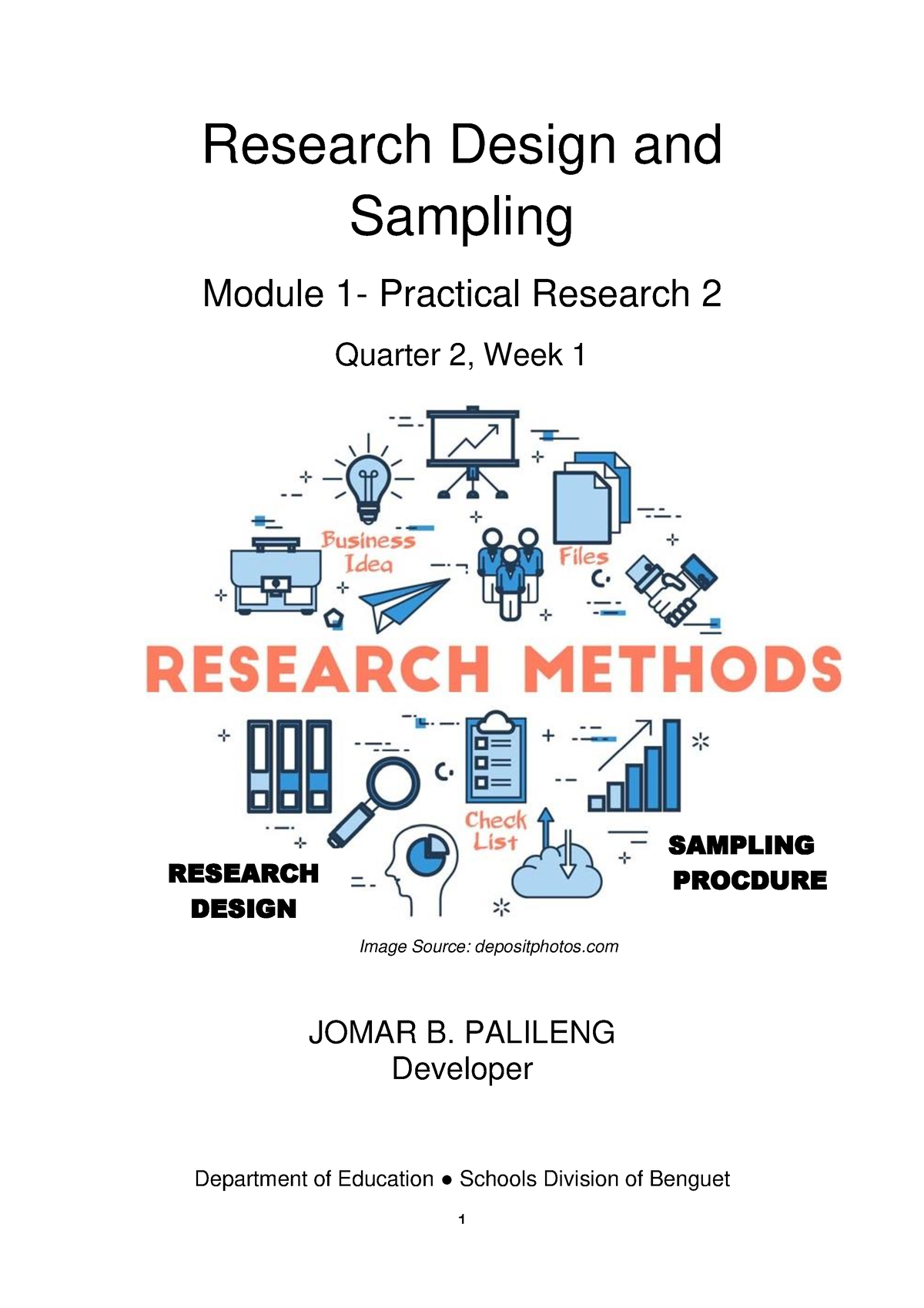 Pr2 Q2 Wk1 Researchdesignsaand Sampling Research Design And Sampling Module 1 Practical 6904