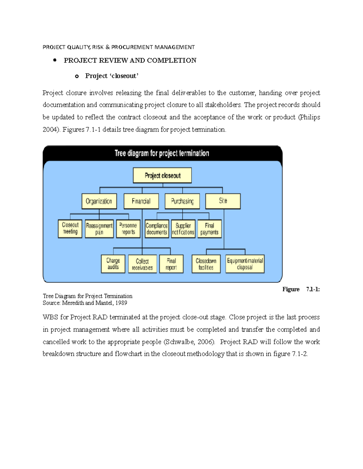 PQRP 2 - project management - PROJECT QUALITY, RISK & PROCUREMENT ...